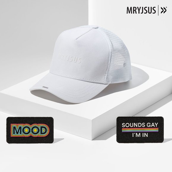 TRUCKER CAP. CUSTOMIZE KIT.